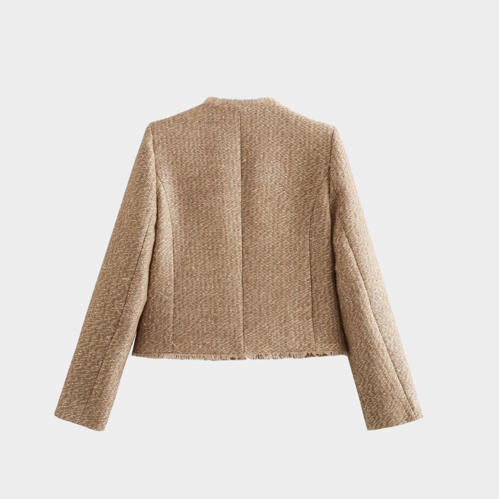 Nordisk | Beige tweedkavaj dam